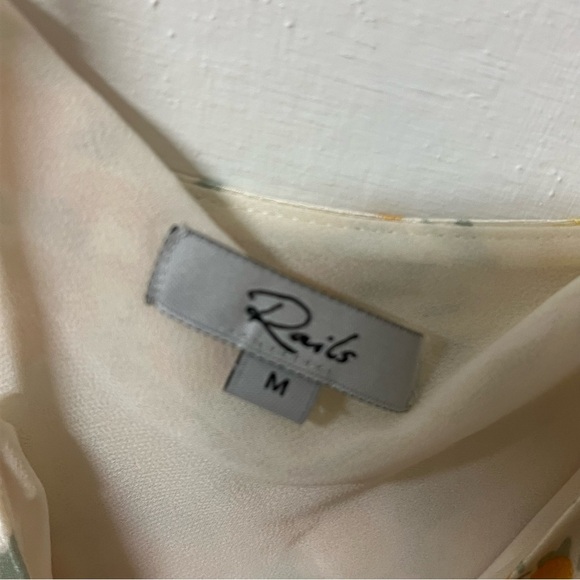 Rails Mina Summer Meadow Dress Size Medium Floral Summer Wedding Guest Romantic - Picture 6 of 10